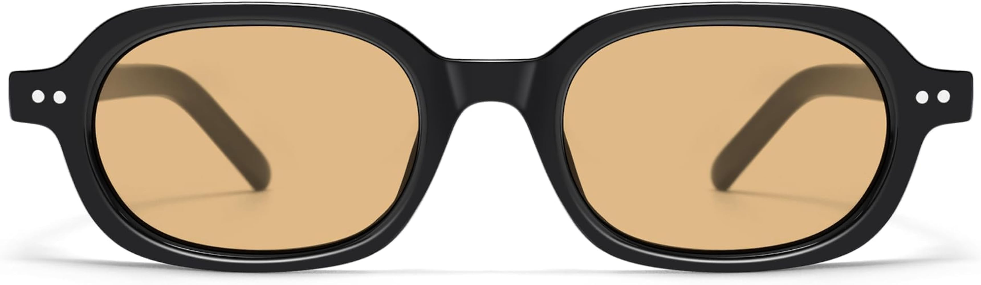 Retro Small Rectangle Sunglasses for Women Mens Trendy Rounded Square Sunnies AP3749 | Amazon (US)