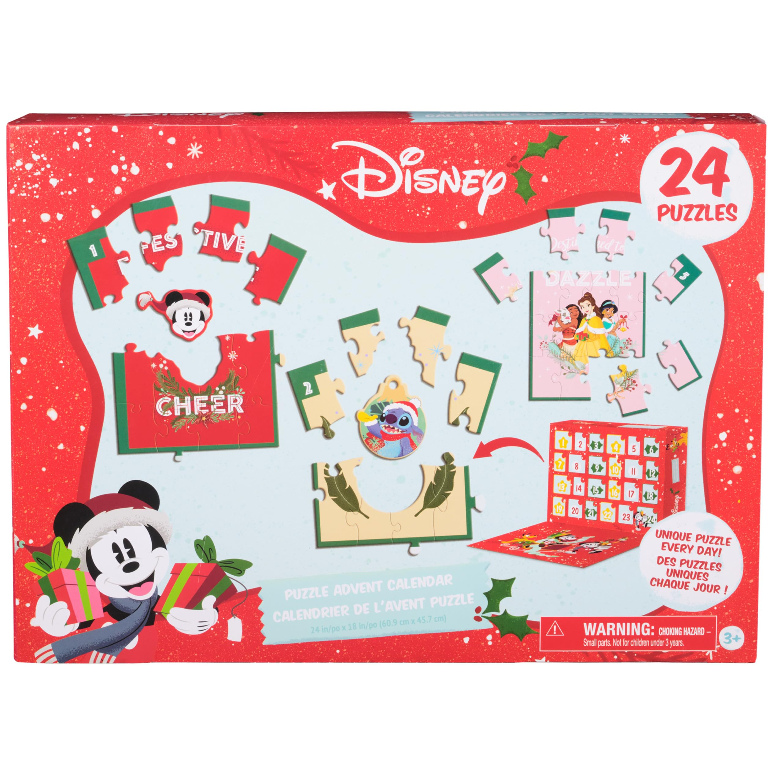 Spin Master Games, Disney Puzzle Advent Calendar, 24 Unique Puzzles to Reveal, Holiday Countdown ... | Amazon (US)