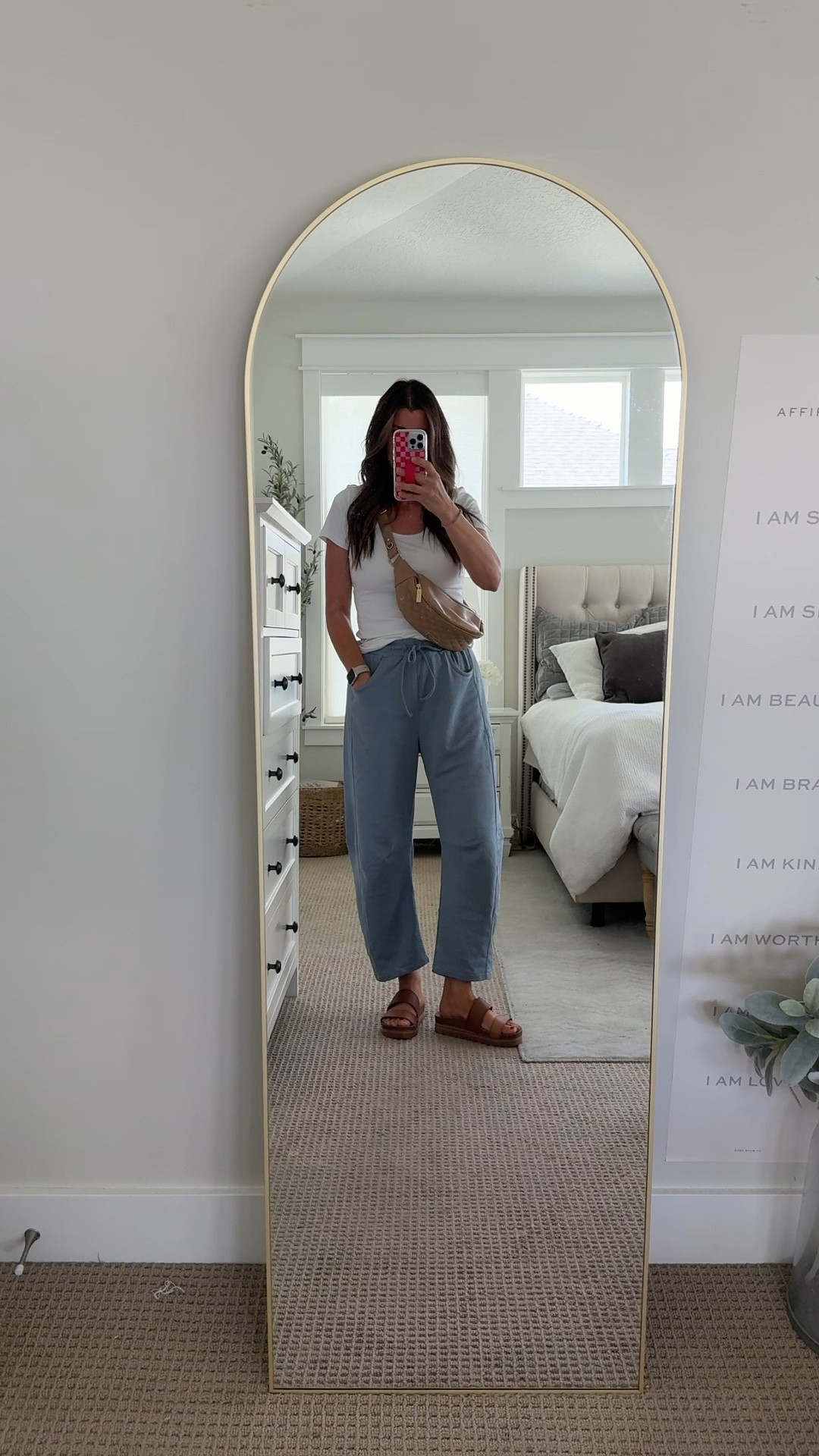 Such a quick and comfy outfit.  Loving the barrel pants and the dusty blue color is perfection!

#momoutfits #momootd #comfybutcute #comfyoutfits #womencomfyoutfits #reefsandals #lulibebe #amazon