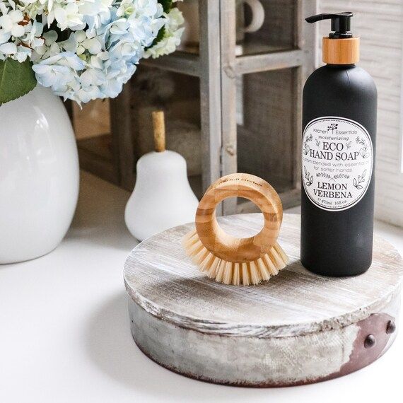 Wood and Metal Trays\Wood and Metal Round Trays\ Farmhouse Kitchen Decor\French Country Decor\Whi... | Etsy (US)