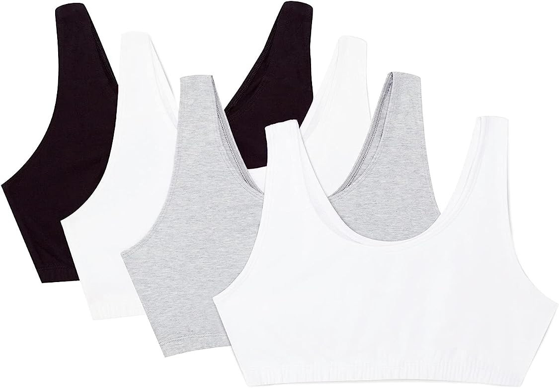 Fruit of the Loom Women's Built Up Tank Style Sports Bra Value Pack | Amazon (US)