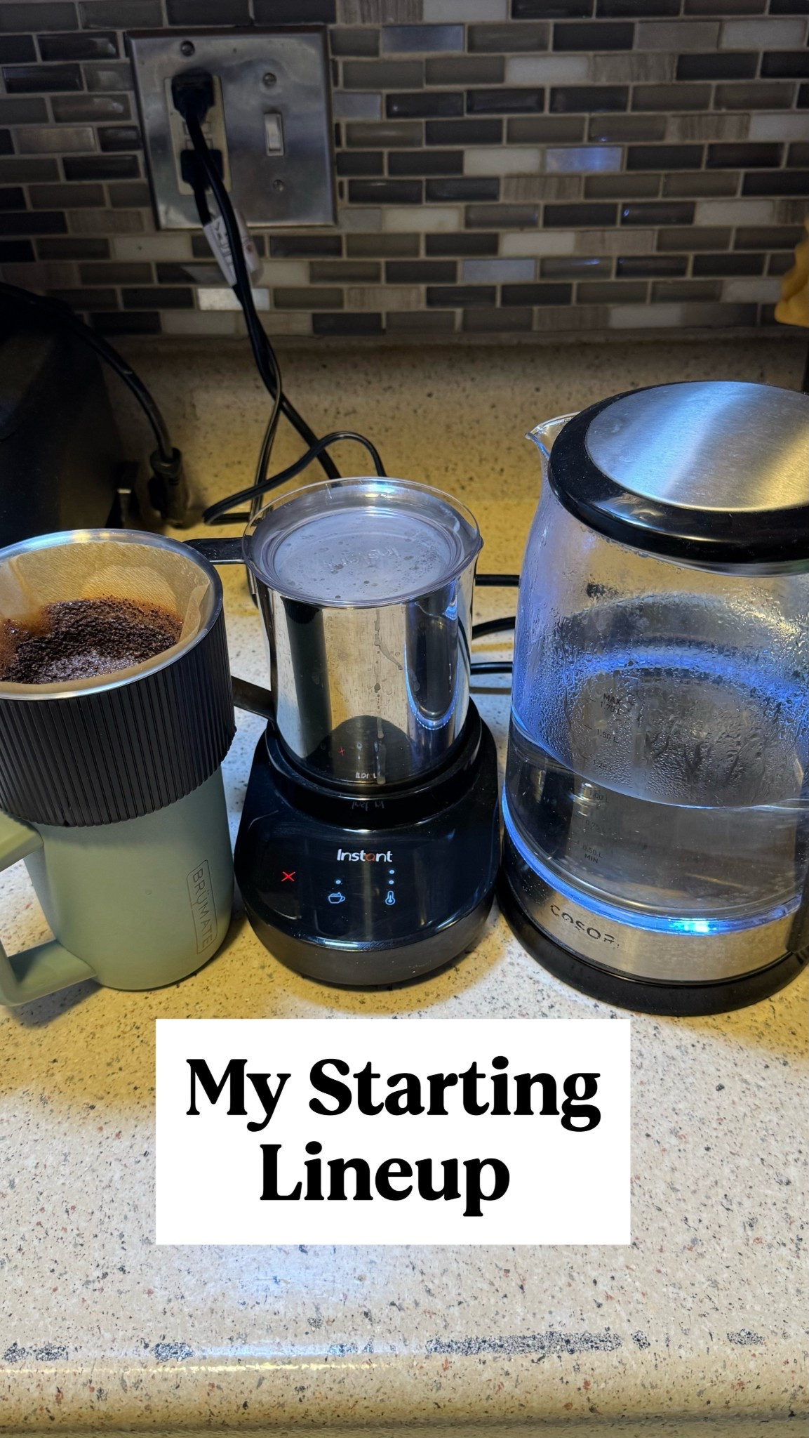 Coffee is big business in my house. I like a good pour over and finally found a dripper I like. But first we need 200 degree water, an insulated mug and of course frothed creamer to top it off  

#LTKmorningroutine #LTKmomlife #LTKfoodie