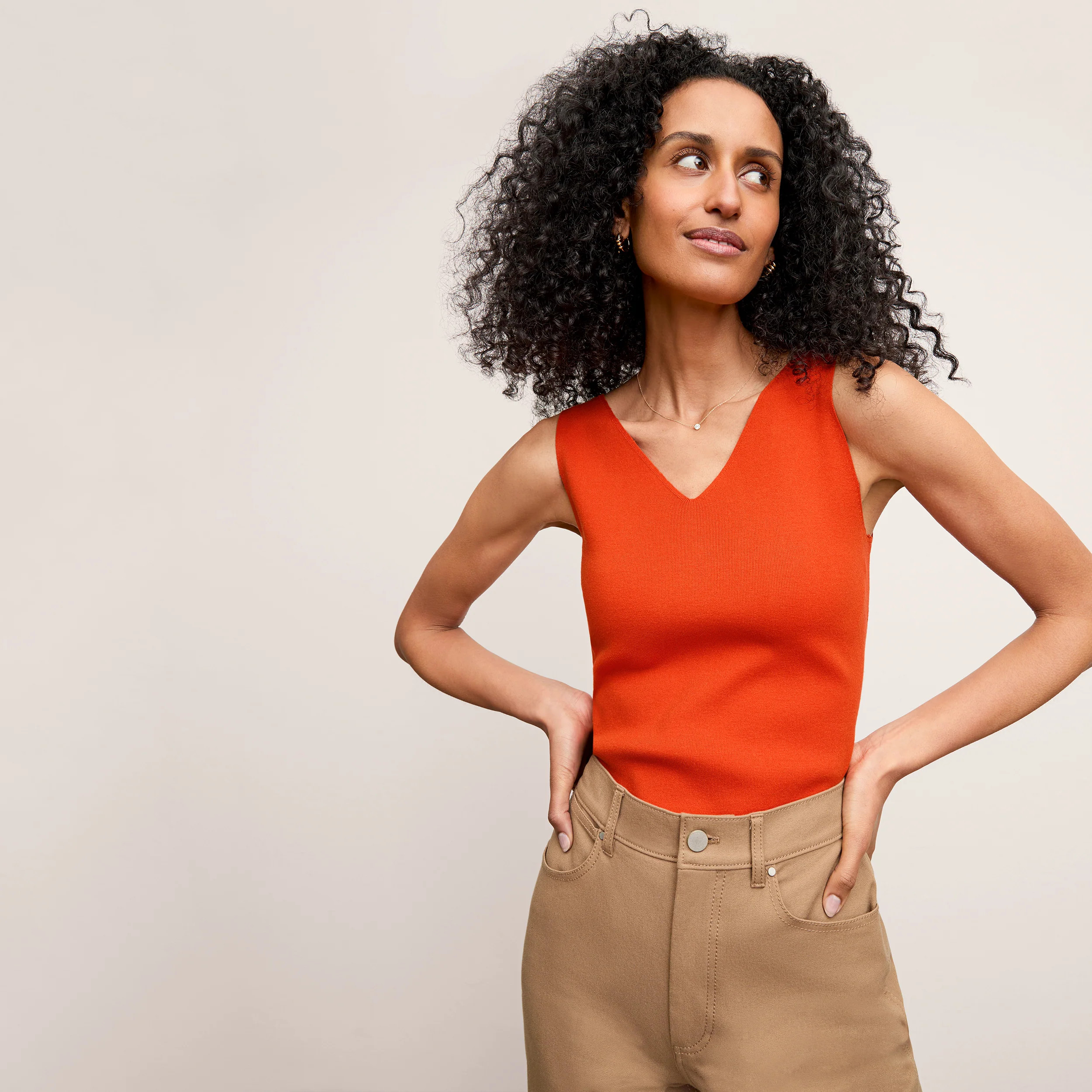 Peggy Top - Eco 365Knit :: Apricot | MM LaFleur