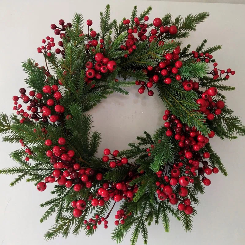 Faux Berry 24'' Wreath | Wayfair North America