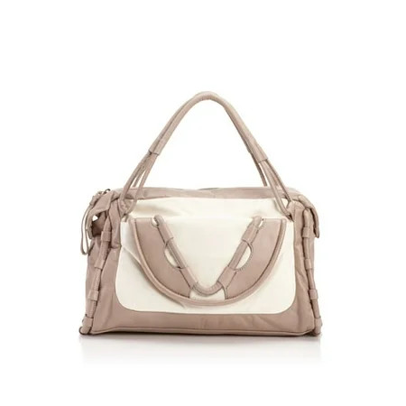 Cynthia Rowley Calloway Satchel Light Grey and Cream Purse HandBag | Walmart (US)