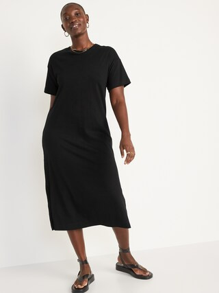 Vintage T-Shirt Midi Shift Dress for Women | Old Navy (US)