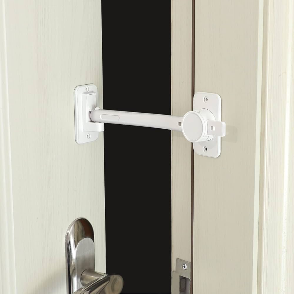 CLYMENE Cat Door Latch & Stopper, Adjustable Child Proof Door Lock and Pinch Guard, Let's Cats in... | Amazon (US)