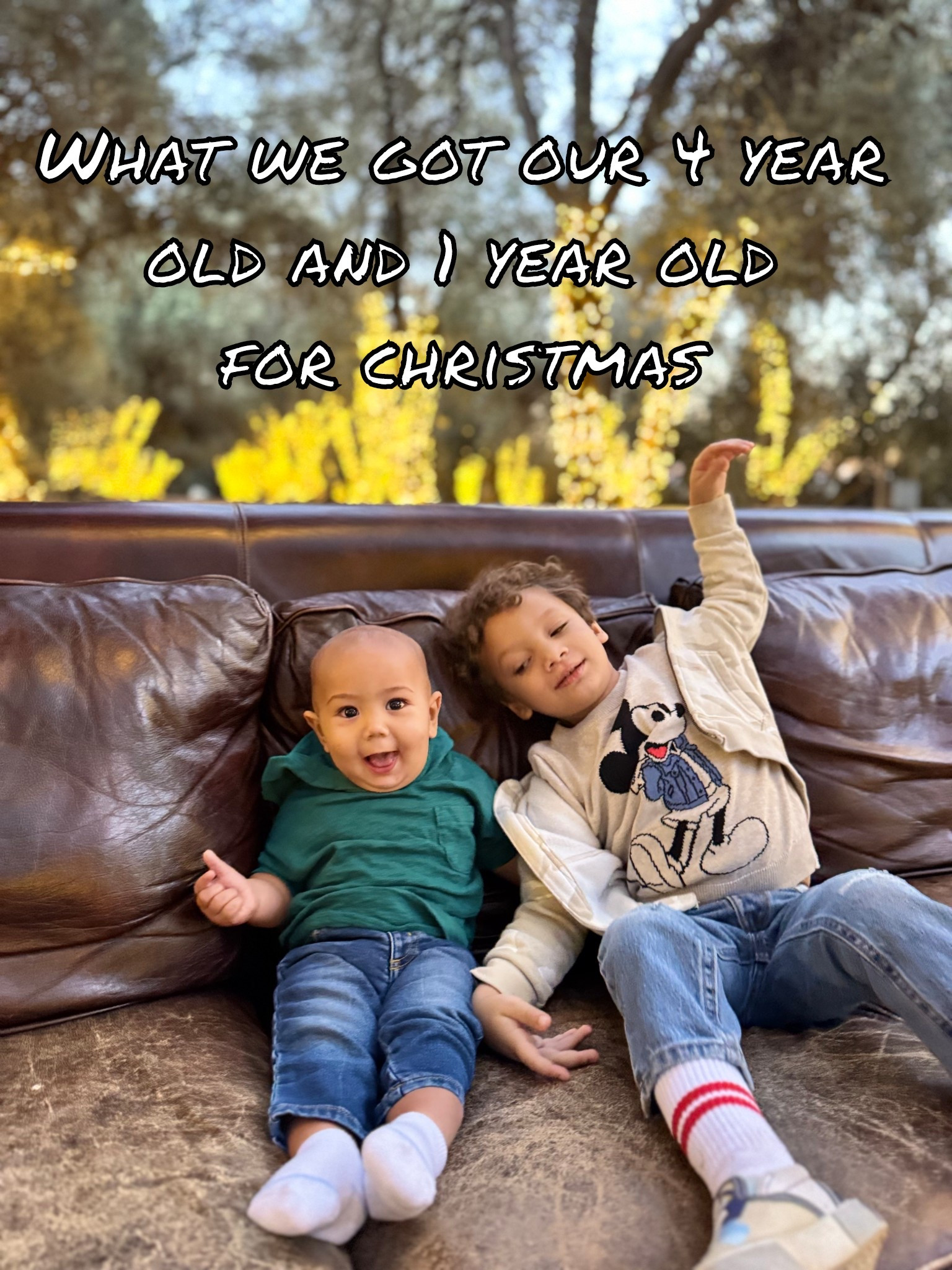 Some of the things we got for the boys for their Christmas this year! 


Christmas | Christmas presents | Black Friday | holiday season | toddler | toddler Christmas | toddler boy Christmas | baby boy Christmas | baby boy | baby | boy mom 

#LTKKids #LTKHoliday #LTKGiftGuide