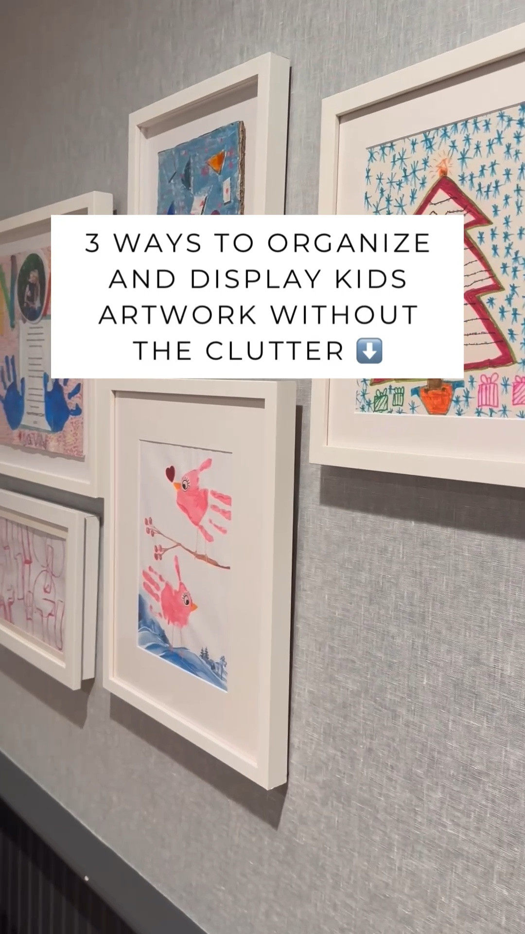 With your little ones constantly creating new masterpieces, it can be a challenge to manage all the art! Here are 3 ways to cherish their creativity while avoiding the clutter:

1️⃣ Gallery Wall: Designate a special space in your home to display their artwork. We love @framebridge to help with a gallery wall. Submit your art, pick a frame and they send it to you! 

2️⃣ Rotating Display: Use display storage frames that allow you to easily change out the pieces by opening and closing the frame while it’s still on the wall!

3️⃣ Simple Photo Book: Digitally archive their creations with ArtKive! Send in a box of your kids’ art and get a custom-designed photo book to display their masterpieces.


#tidytykestuesday #kidsart #kidsartwork #organize #declutter #momlife #artorganization #storagesolutions #artdisplay #kidsartcollection #gallerywall #kidsgallerywall #kidscreate

#LTKBacktoSchool #LTKKids #LTKFamily