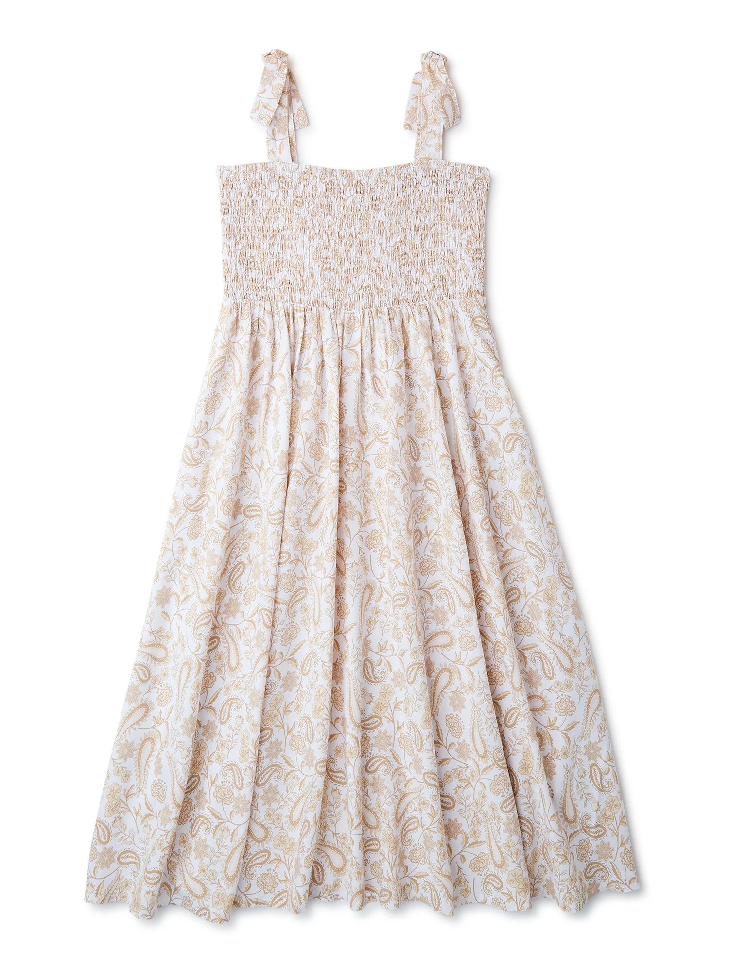 Wonder Nation Girls Smocked Dress Sizes 4-18 & Plus | Walmart (US)