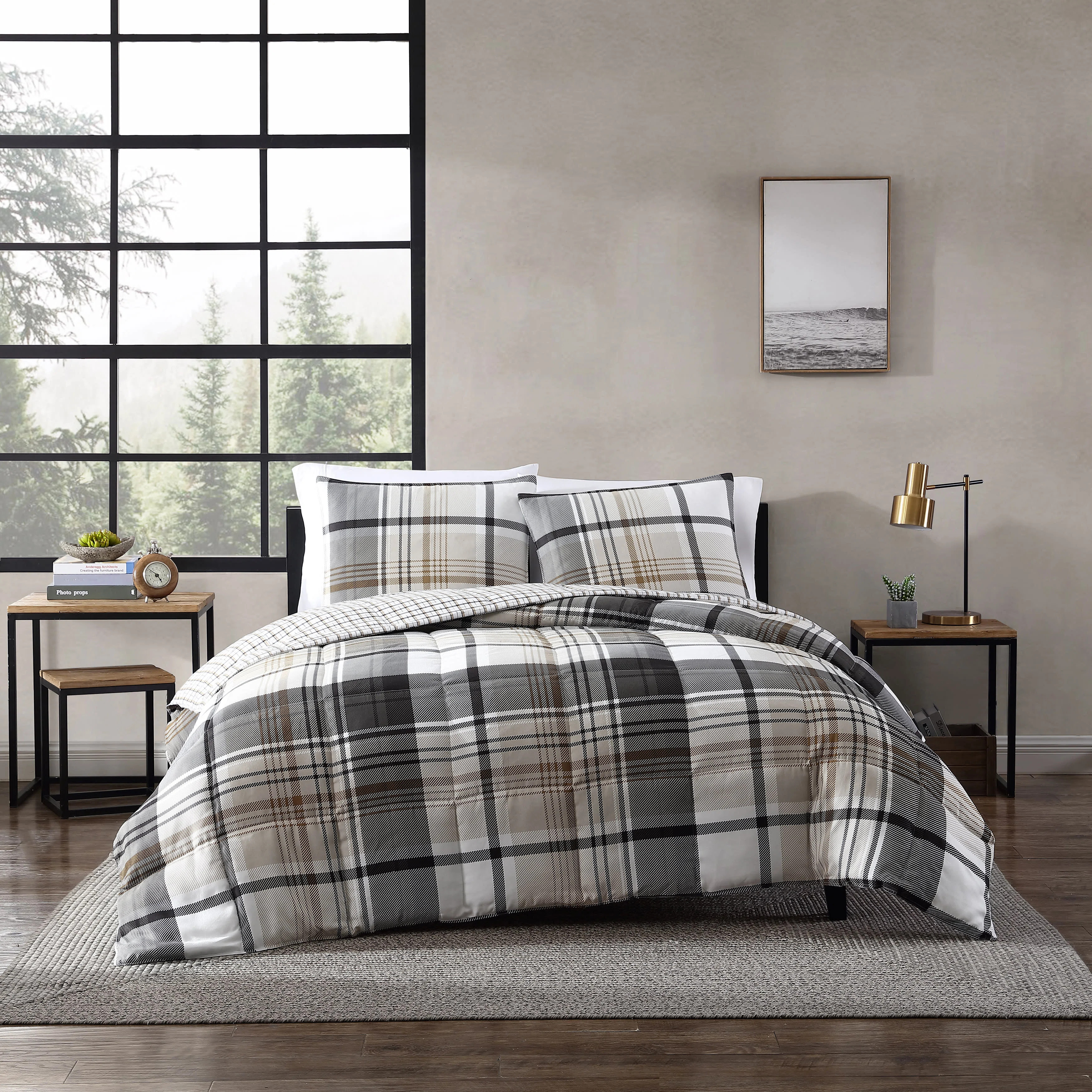 Eddie Bauer Normandy Plaid Down Alt Comforter Set & Reviews | Wayfair | Wayfair North America