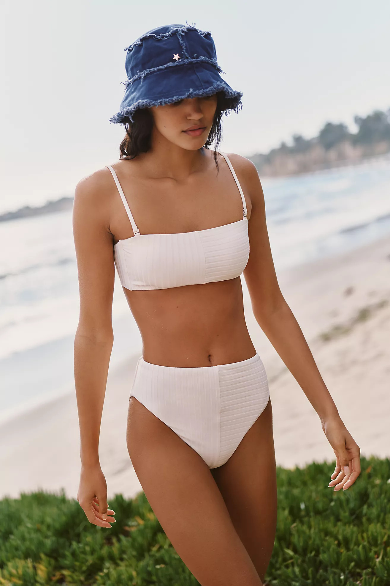 Sanctuary High-Waist High-Leg Bikini Bottoms | Anthropologie (US)