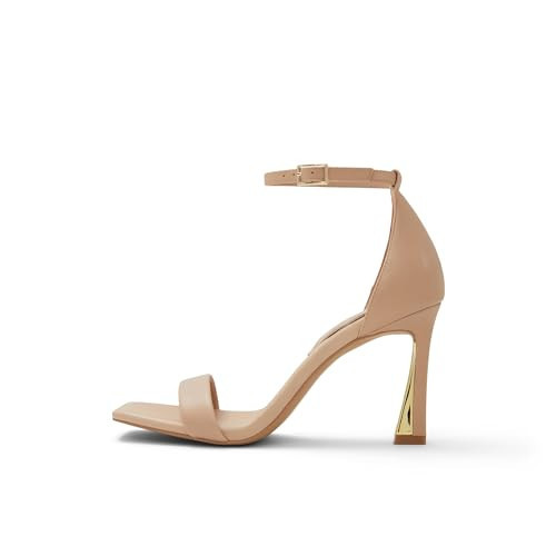 ALDO Women's Rosali Heeled Sandal, Beige, 9 | Amazon (US)