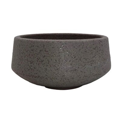 Origin 21 8.7-in W x 5.2-in H Matt Gray Glazed Ceramic Low Bowl Planter Lowes.com | Lowe's