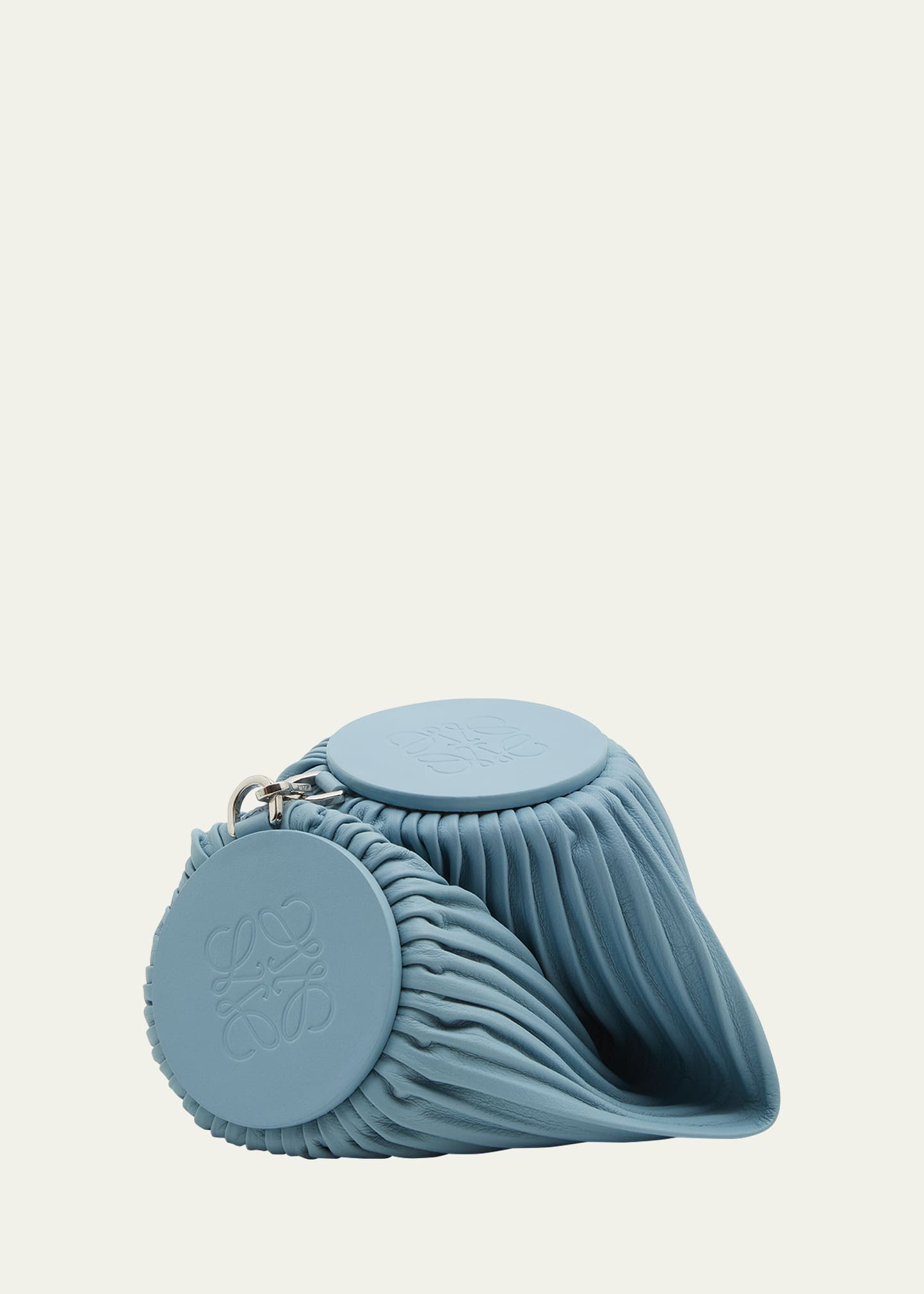 Loewe x Paula’s Ibiza Bracelet Pleated Pouch Shoulder Bag | Bergdorf Goodman