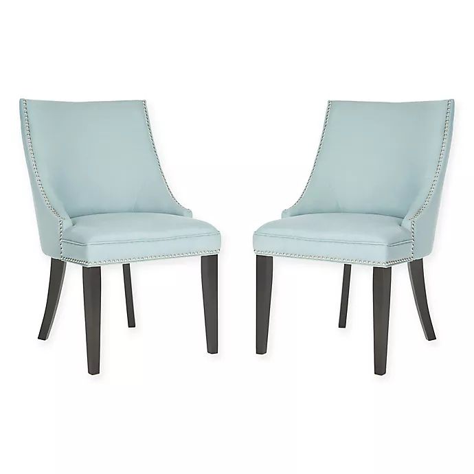 Safavieh Afton Side Chairs in Light Blue (Set of 2) | Bed Bath & Beyond