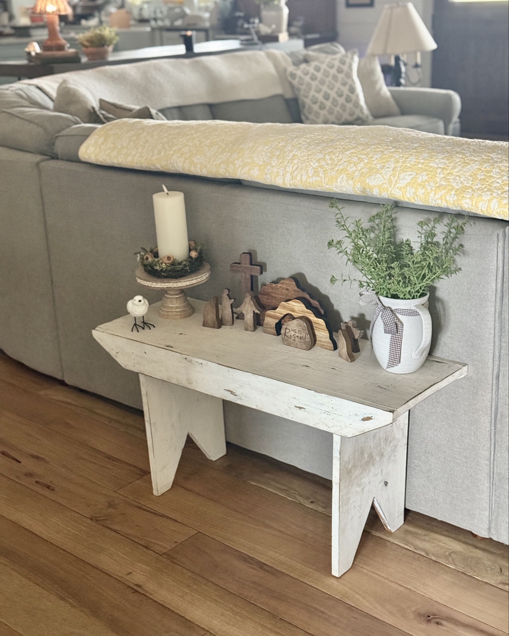 Celebrate Easter with this wood Nativity where you roll the stone away. Jesus came to fulfill the law, was beaten and rose on Easter. Just like we set out a nativity at Christmas time for Jesus’ birth, let’s acknowledge HIS resurrection as well. 

#LTKSpringSale #LTKSeasonal #LTKHome