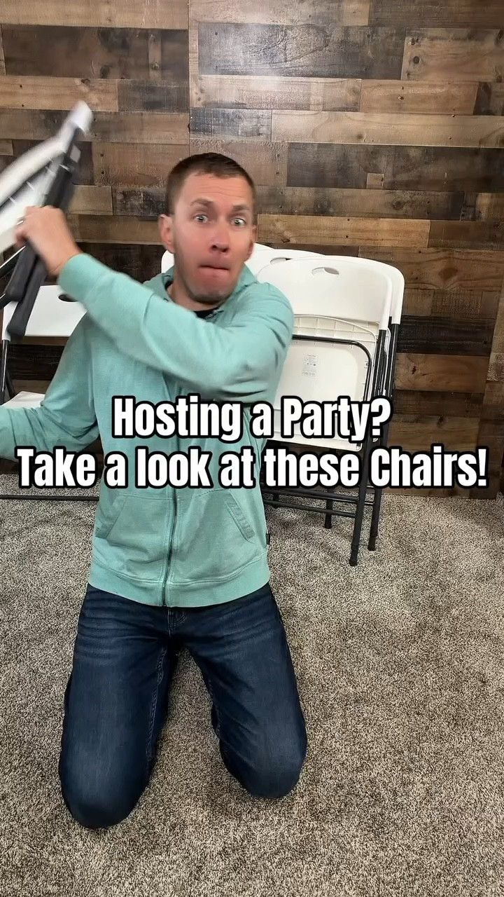These foldable chairs are a must-have for small spaces, events, or extra guests. Easy to store, easy to carry, and built to last—function meets simplicity.

#SmallSpaceLiving #HomeEssentials #EventSetup #SpaceSaving #MinimalLiving #FurnitureFinds #HostingTips #AmazonFinds