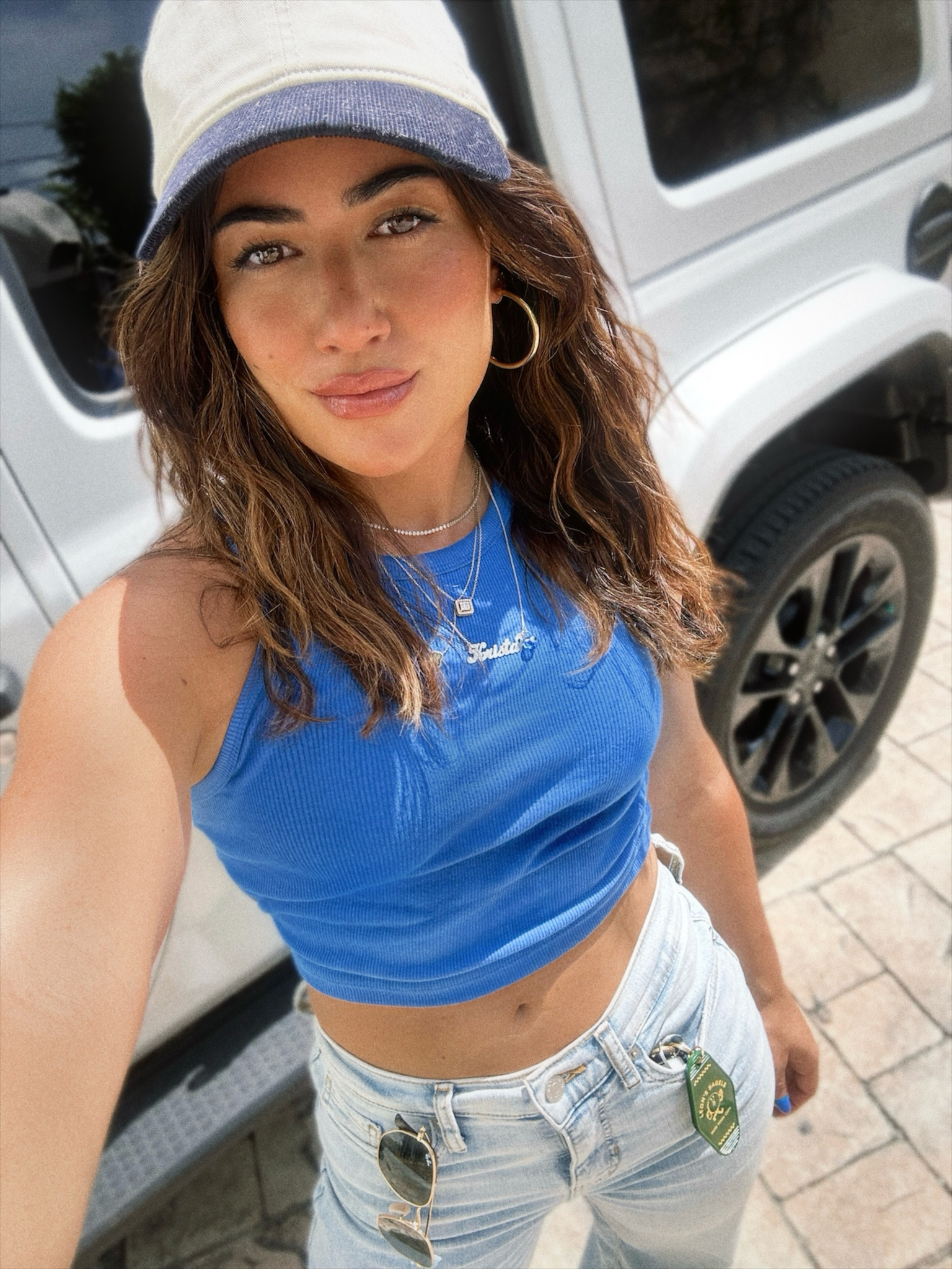 Love these jeans SO much. I’ve worn them non stop since getting them. They’re labeled high rise, but are more mid rise. I’m wearing a 25.

I have this tank in 3 colors and counting. It’s all I wear to beat the heat and to layer.

Mid ride jeans, wide leg jeans, crop tank, H&M, banana republic, petite, summer style, casual outfits, concert outfit. 

#LTKSeasonal #LTKBacktoSchool #LTKStyleTip