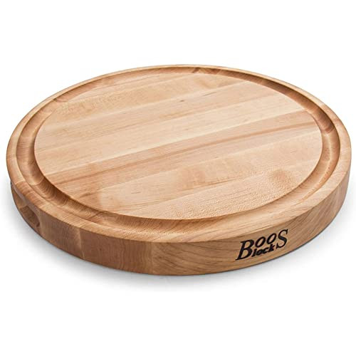 John Boos Boos Block CB Series Large Reversible Wood Cutting Board with Juice Groove, 1.75-Inch Thickness, 15" x 15" x 1 3/4", Maple | Amazon (US)