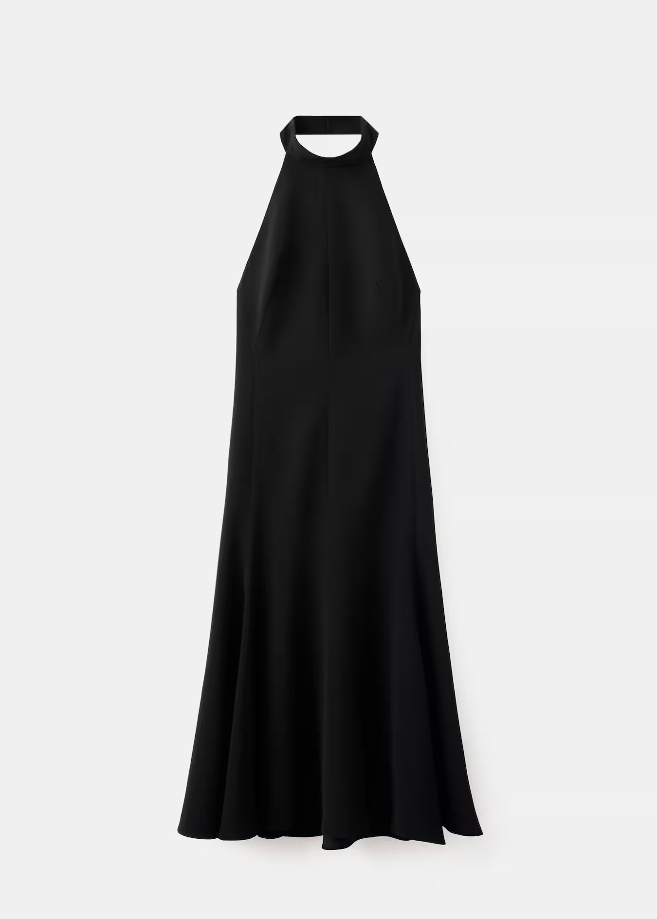 Halter-neck dress with open back - Women | MANGO United Kingdom | MANGO (UK)