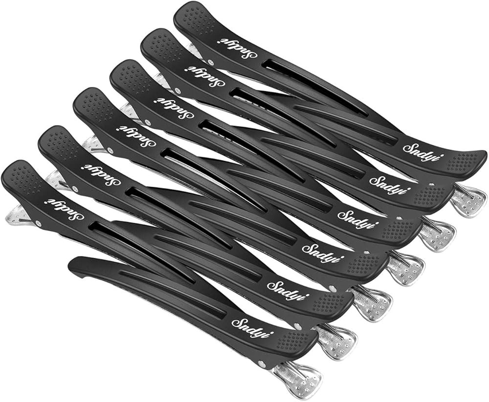 Sndyi Hair Clips 12 Packs - Professional Hair Clips for Styling Sectioning, Non Slip Duckbill Cli... | Amazon (US)