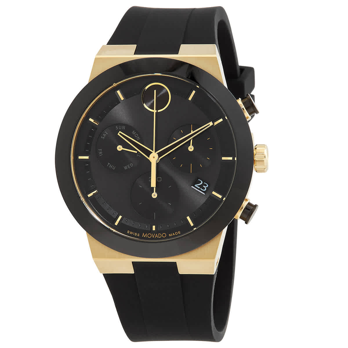 Movado Bold Fusion Chronograph Quartz Black Dial Mens Watch 3600855 | Jomashop.com & JomaDeals.com