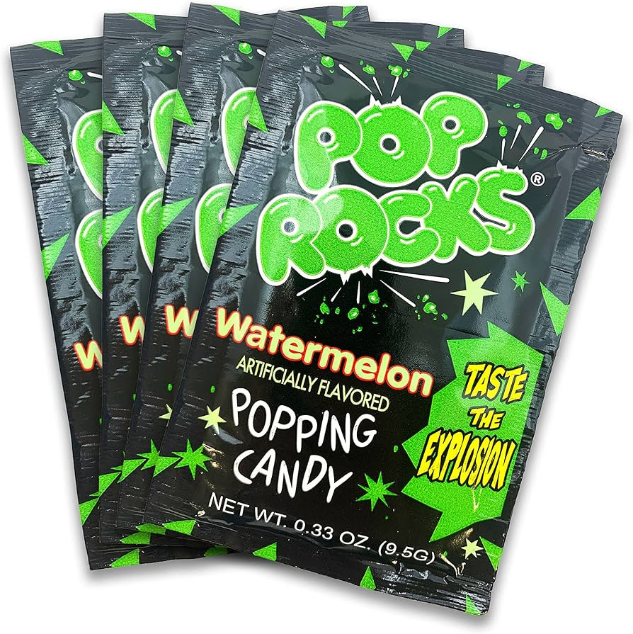 UpTop Treats Watermelon POP ROCKS Candy | Includes 4 Individual Packs of Watermelon Flavored Mini... | Amazon (US)