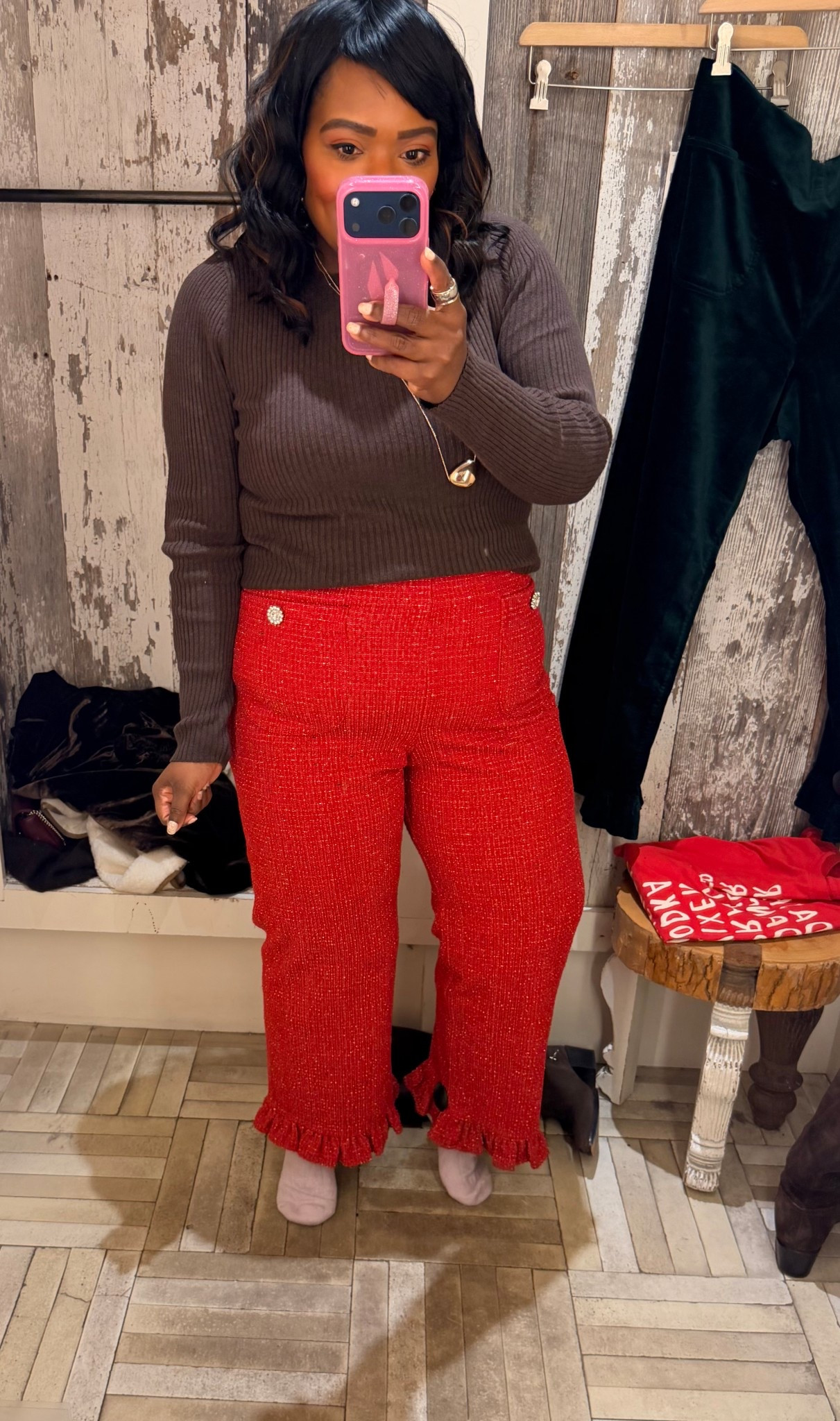 How fun are these tweed Colette pants from Anthropologie! Perfect for the Holidays!! Currently 30% off!

#LTKCyberWeek #LTKSaleAlert #LTKHoliday