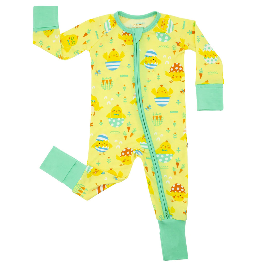 Little Chicks Bamboo Viscose Zippy | Little Sleepies