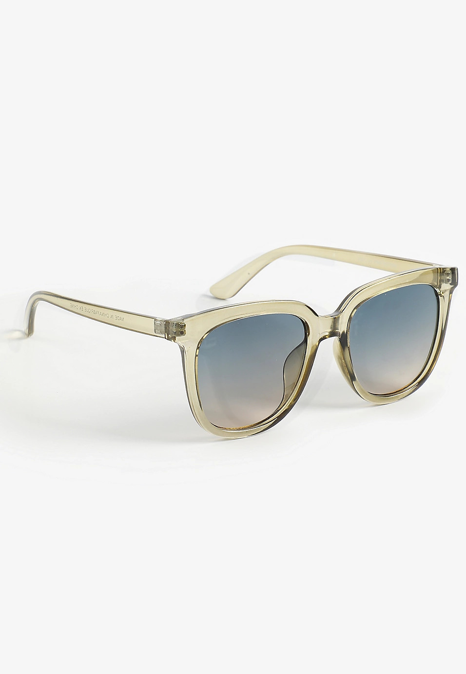 Translucent Plastic Square Sunglasses | Maurices
