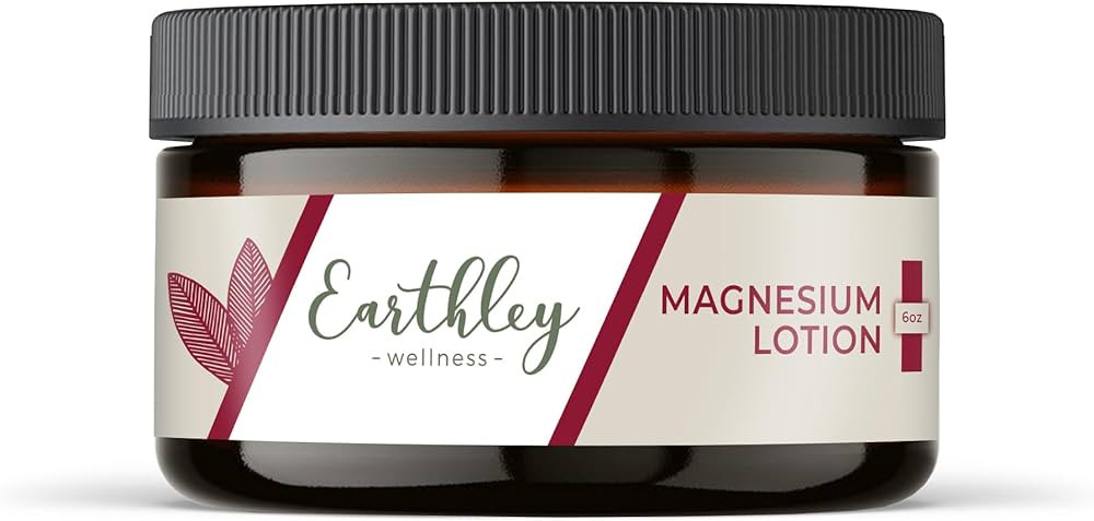 Earthley Wellness, Magnesium Lotion, Parent's Picks Award-Winner, Magnesium Cream for Promoting R... | Amazon (US)