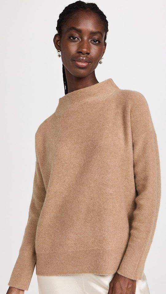 Funnel Neck Cashmere Sweater | Shopbop