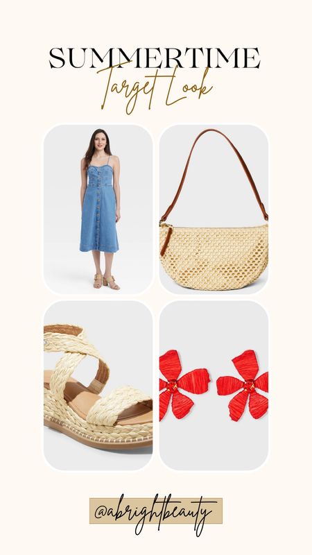 Fourth of July outfit, summer outfit, summer dress, vaca dress, vaca outfit, bbq look, vaca inspo, Jean dress 🇺🇸☀️

#LTKSeasonal #LTKfindsunder50 #LTKstyletip