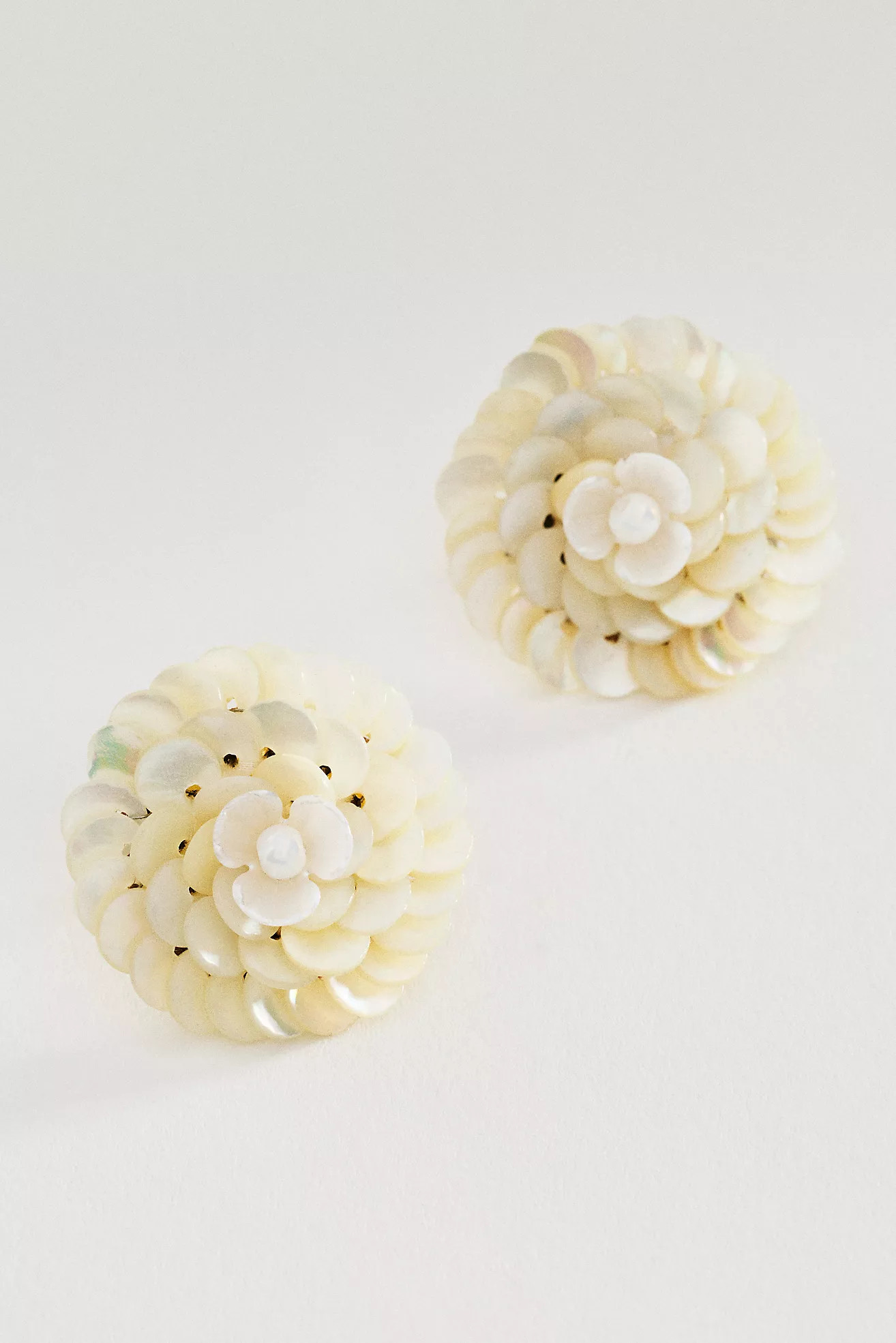 Floral Shell Earrings | Anthropologie (US)