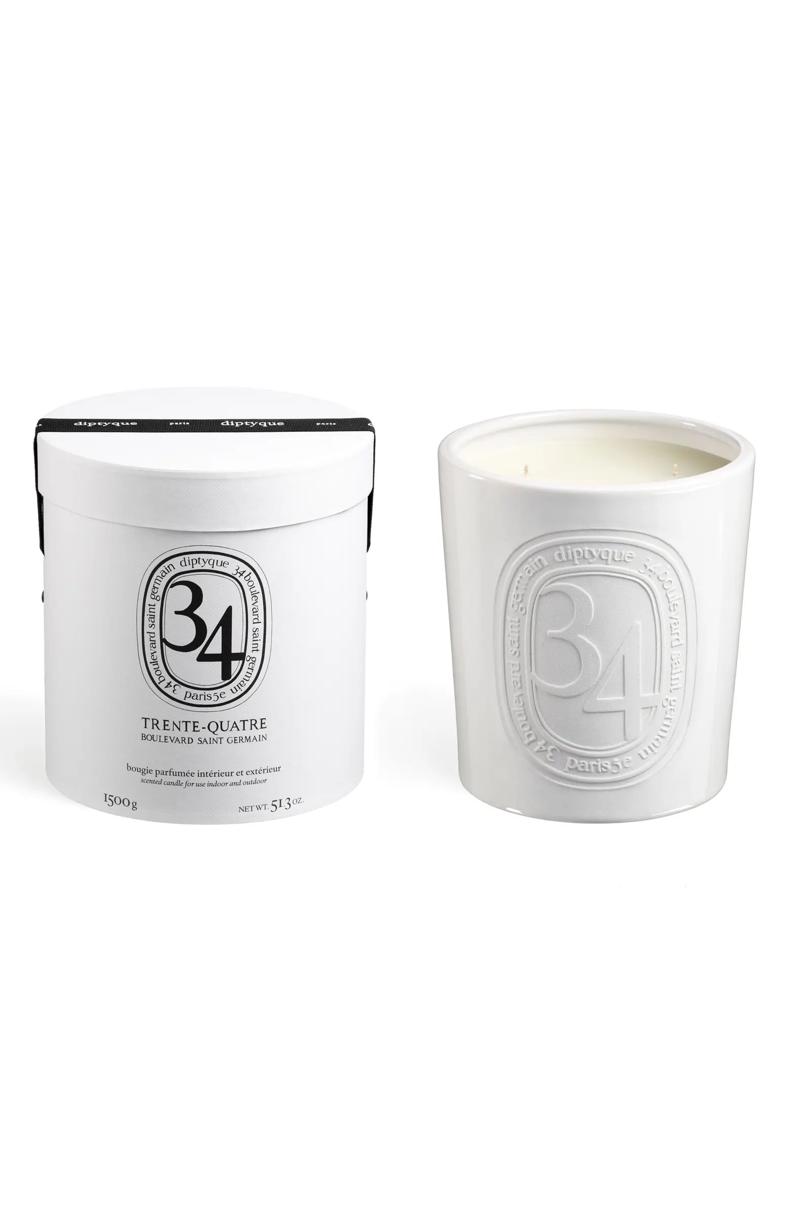 Diptyque 34 Boulevard Saint Germain Large Scented Candle | Nordstrom | Nordstrom