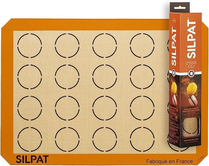 Silpat The Original Perfect Macaron Non-Stick Silicone Baking Mat, 11-5/8" x 16-1/2" | Amazon (US)