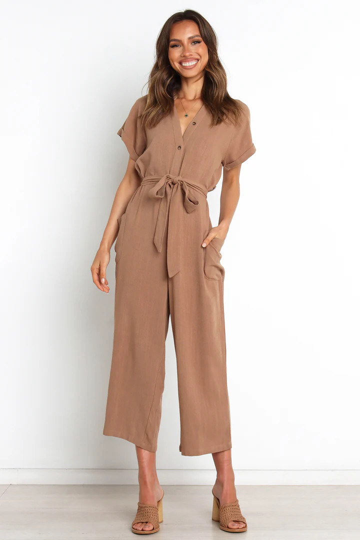Maverick Jumpsuit - Mocha | Petal & Pup (US)