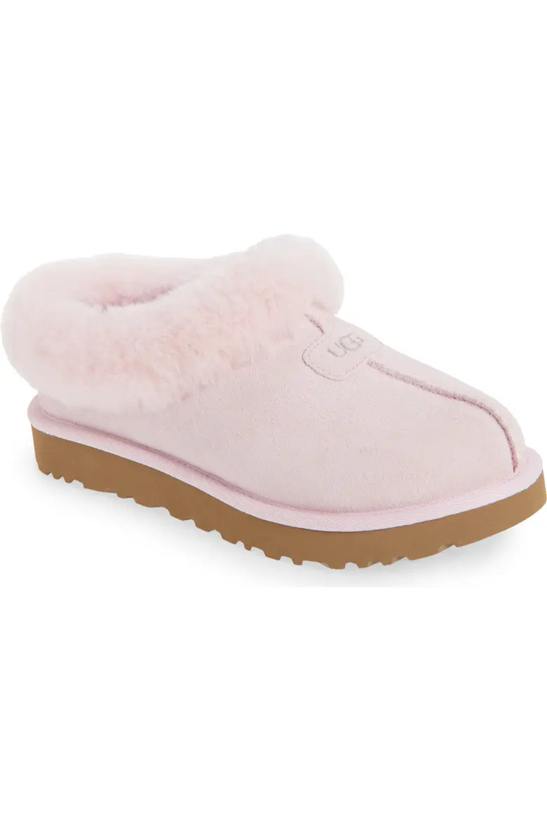 Tazzette Genuine Shearling Collar Slipper (Women) | Nordstrom | Nordstrom