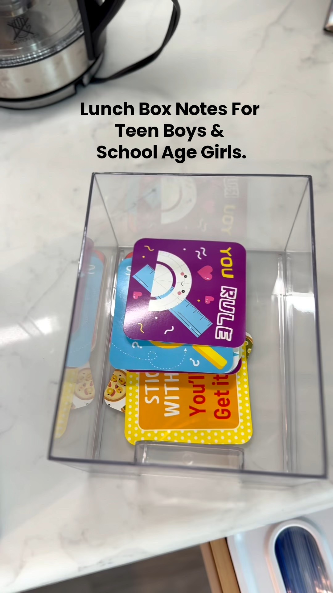 Faith based school lunch notes, school-age joke note pads. You can write a note on the back of all of them too  

#LTKFamily #LTKHome #LTKKids