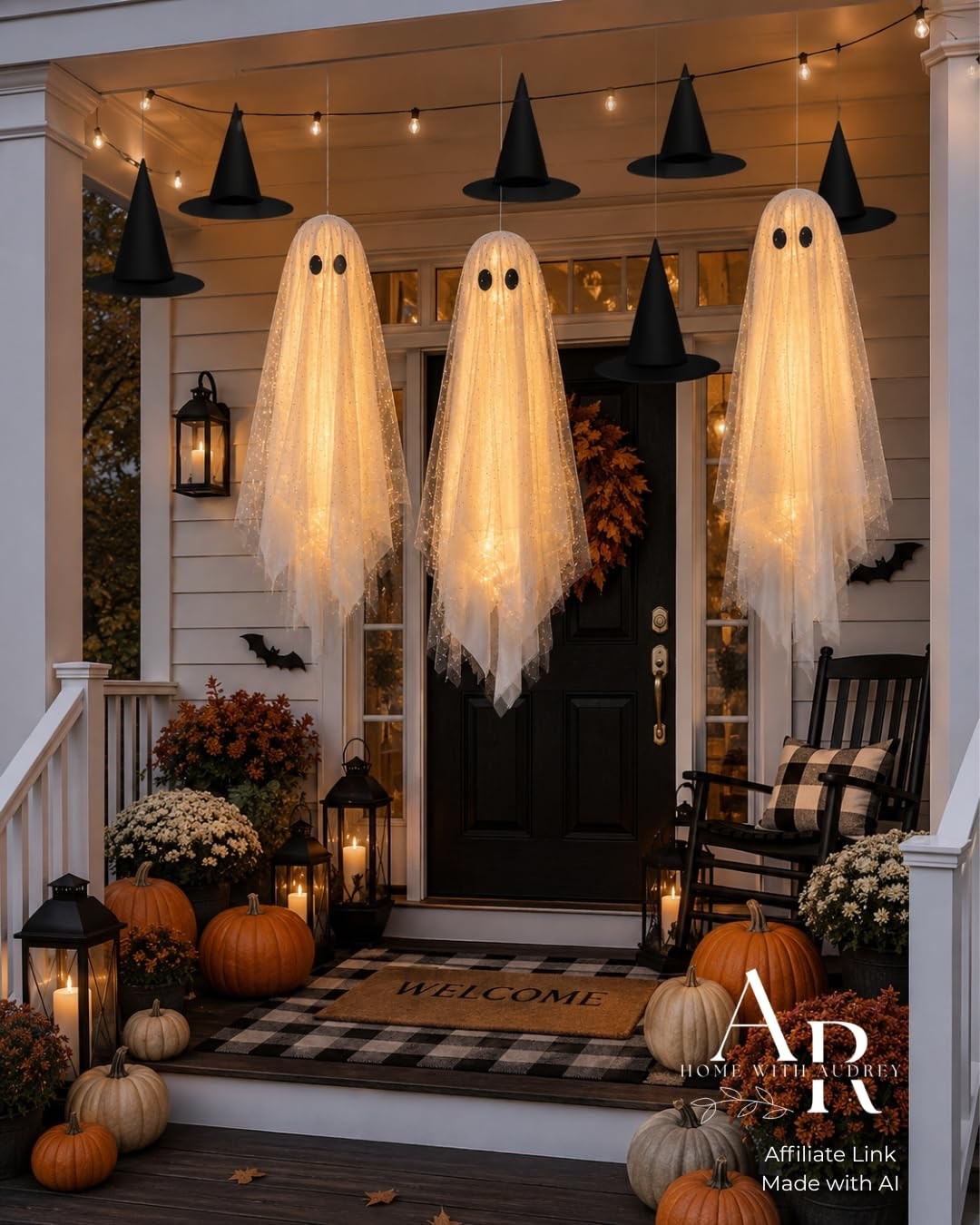 Add a spooky touch to your porch with our hanging ghost decor! Perfect for Halloween! #halloweendecor #AmazonFinds

#LTKSeasonal #LTKHome