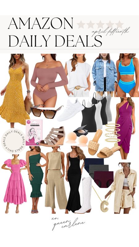 Amazon Daily Deals I absolutely love! So many cute spring tops, spring outfit ideas, vacation outfits, sandals, & midsize fashion finds on deal today from Amazon fashion!


#LTKsalealert #LTKSeasonal #LTKfindsunder50