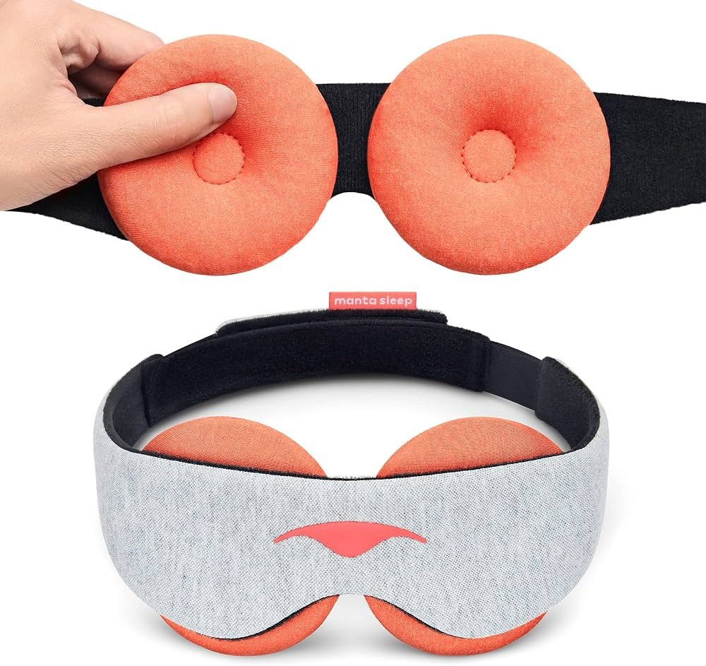 Manta Steam Mask - Total Blackout Heated Eye Mask with Zero Eye Pressure, 100% Natural Gentle Ste... | Amazon (CA)