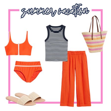 Items I recently purchased at Old Navy to wear on summer vacation 🌴❤️☀️

Sandals, linen pants, tank top, two piece swim suit, rattan bag

#LTKMidsize #LTKFindsUnder50 #LTKTravel