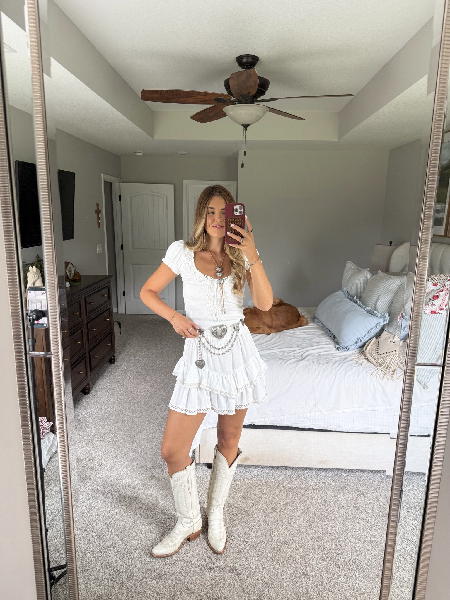 size small in top and skirt, bolo is from November Maker

western chic outfit inspo for the bride to be, bachelorette outfit, nashville bach party, western bridal outfit 

#LTKootd #LTKgrwm #LTKWedding