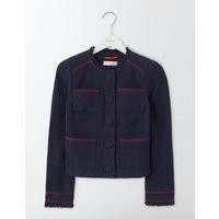 Elise Pocket Jacket Navy Women Boden, Navy | Boden (UK & IE)