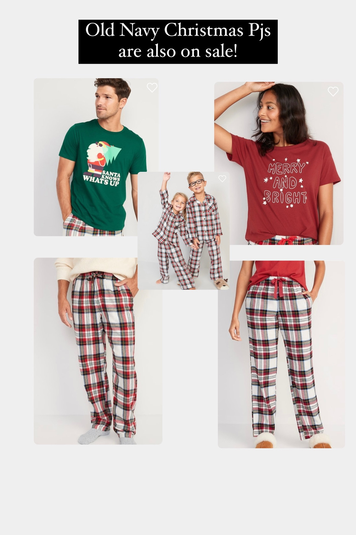 Old Navy is having a PJ Sale and these are what I got for our family this year!

#LTKfamily #LTKHoliday #LTKSeasonal