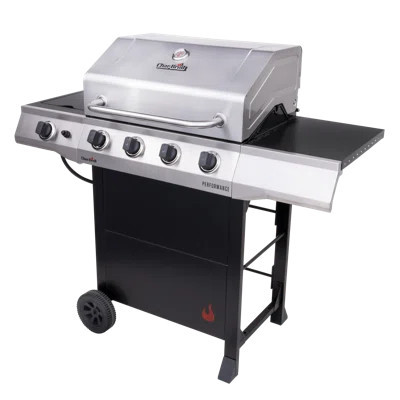 Charbroil Performance Series 4-Burner Propane Gas Grill Cart with Side Burner | Wayfair North America