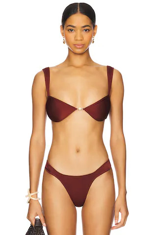 Soriya Bikini Top in Ribera | Revolve Clothing (Global)