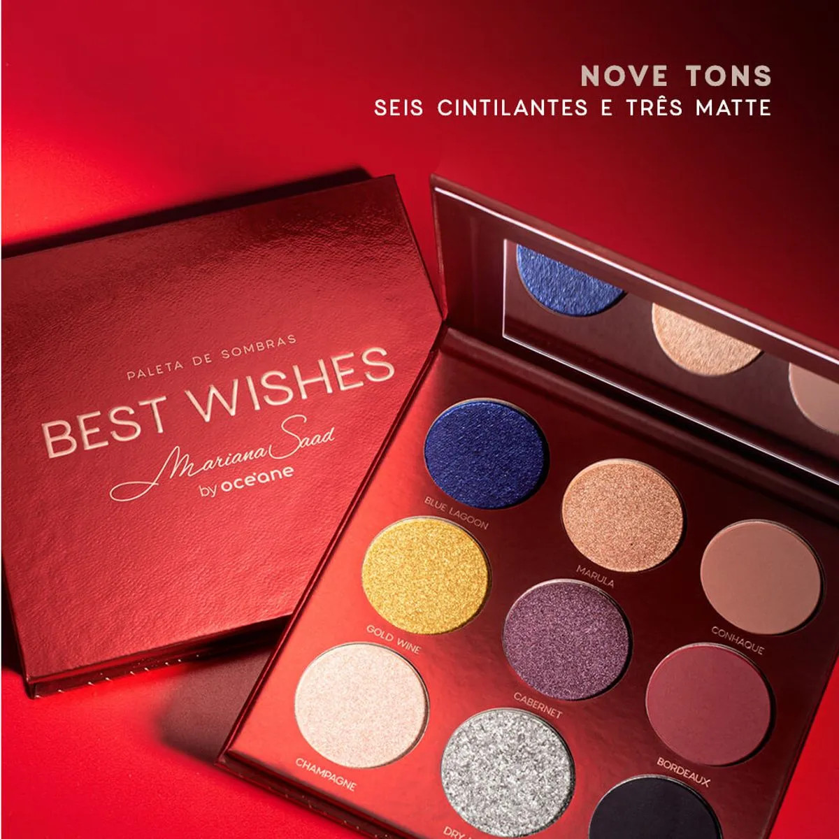 Paleta de Sombras Mariana Saad By Océane - Best Wishes 26g | Oceane (BR)